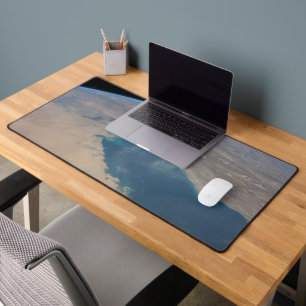Tropical Blue Waters Of The Persian Gulf. Desk Mat