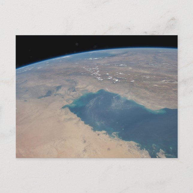 Tropical Blue Waters Of The Persian Gulf. Postcard (Front)