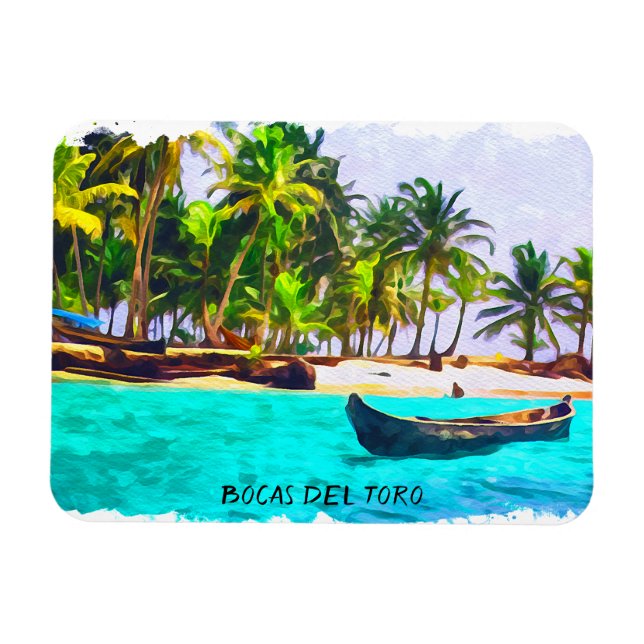 Tropical Bocas del Toro Panama  Magnet (Horizontal)