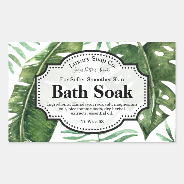 Tropical Body Scrub Label (Front)