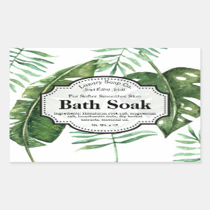Tropical Body Scrub Label