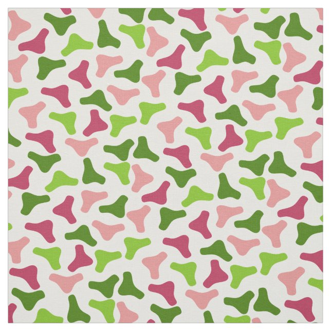 Tropical Boomerang Simple Pattern Fabric (Swatch)