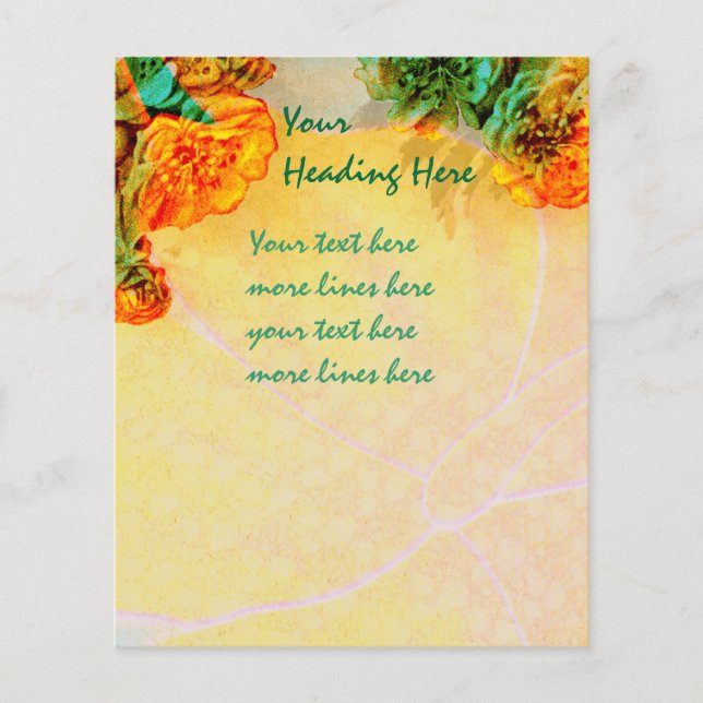 Tropical Borders flyer template (Front)