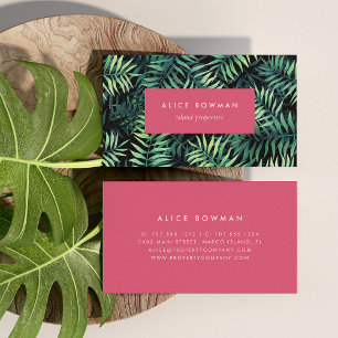 Tropical Botanical Business Card