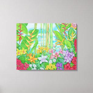 Tropical Botanical Canvas Print