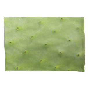 Tropical Botanical Green Cactus Photo Pillowcase