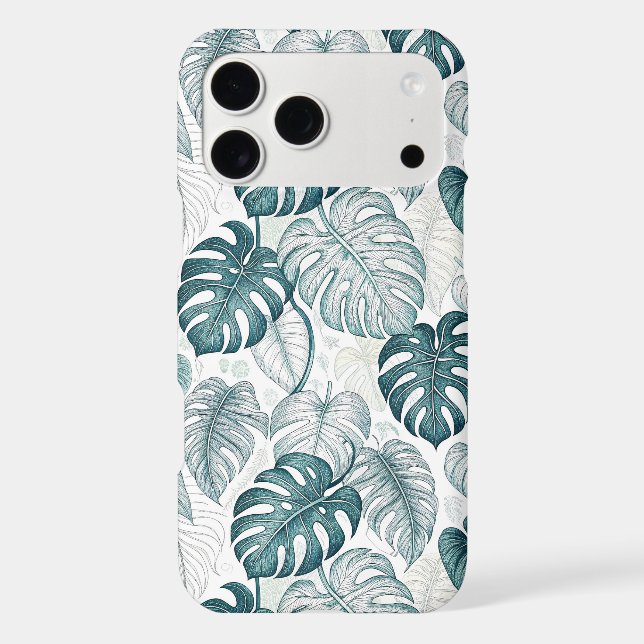 Tropical Botanical Green Monsteras (Back)