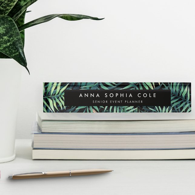 Tropical Botanical Nameplate (Creator Uploaded)