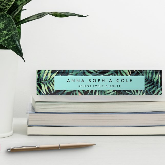 Tropical Botanical Nameplate (Creator Uploaded)