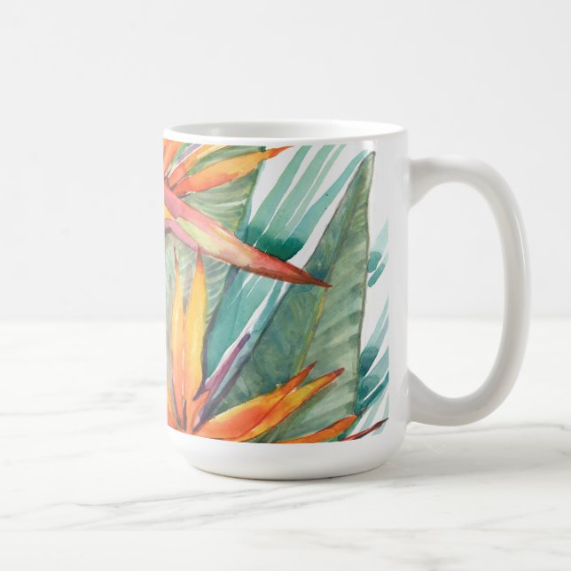 Tropical Botanical Paradise II Coffee Mug (Right)