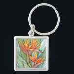 Tropical Botanical Paradise II Key Ring<br><div class="desc">Tropical Botanical Paradise II</div>