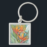 Tropical Botanical Paradise II Key Ring<br><div class="desc">Tropical Botanical Paradise II</div>