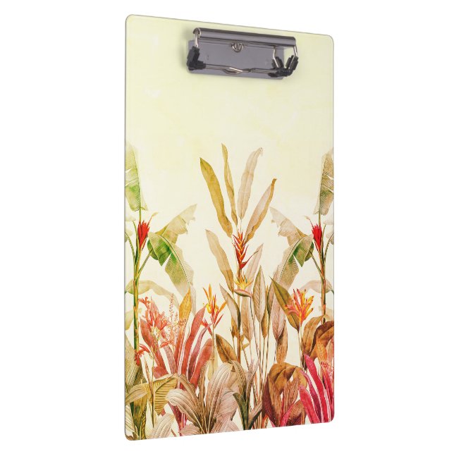 Tropical Botanical Watercolor Clipboard (Right)