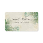 Tropical Botanical Watercolor Monstera 