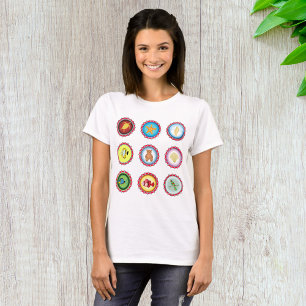 Tropical Bottle Caps Design Ocean and Wildlife  T-Shirt