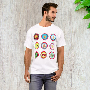 Tropical Bottle Caps Design Ocean and Wildlife T-Shirt