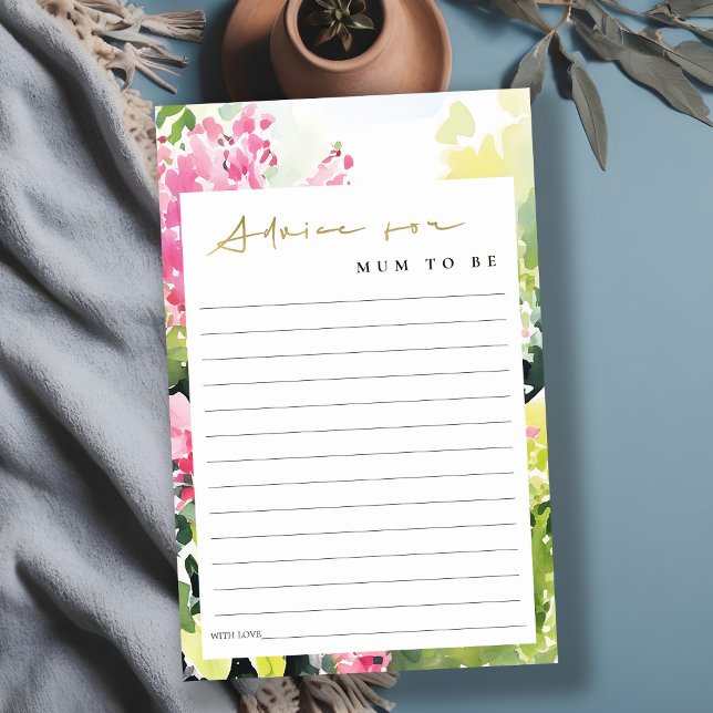 Tropical Bougainvillea Advice For Mum Baby Shower (Creator Uploaded)