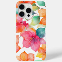 Tropical bougainvillea pattern