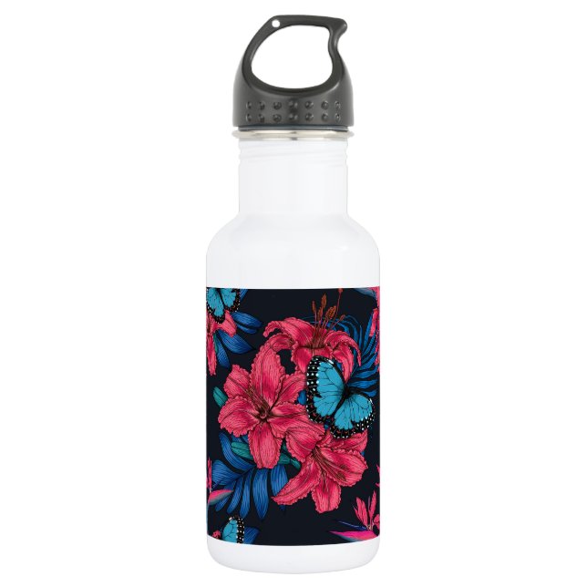 Tropical bouquet 532 ml water bottle (Front)