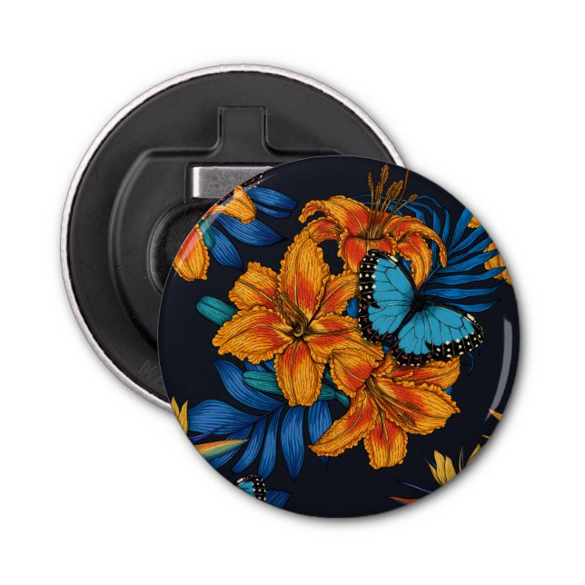 Tropical bouquet bottle opener (Front)