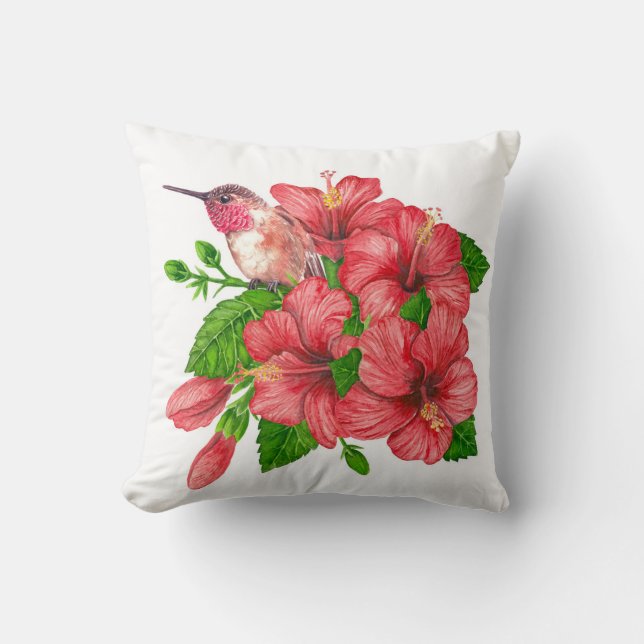 Tropical bouquet cushion (Front)
