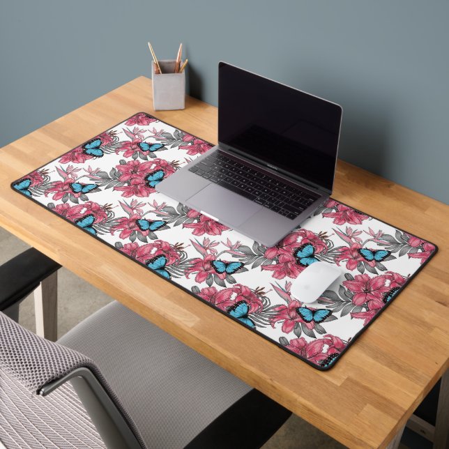 Tropical bouquet desk mat (Office 2)