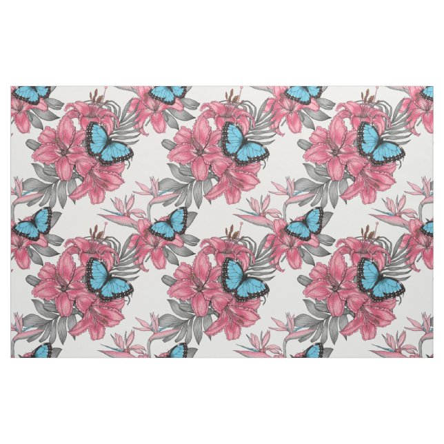 Tropical bouquet fabric (Fat Quarter)