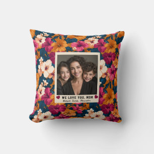 Tropical Bouquet First Time Mum Birthday Accent Cushion