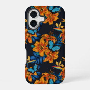 Tropical bouquet iPhone 16 case