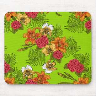 Tropical bouquet mouse mat