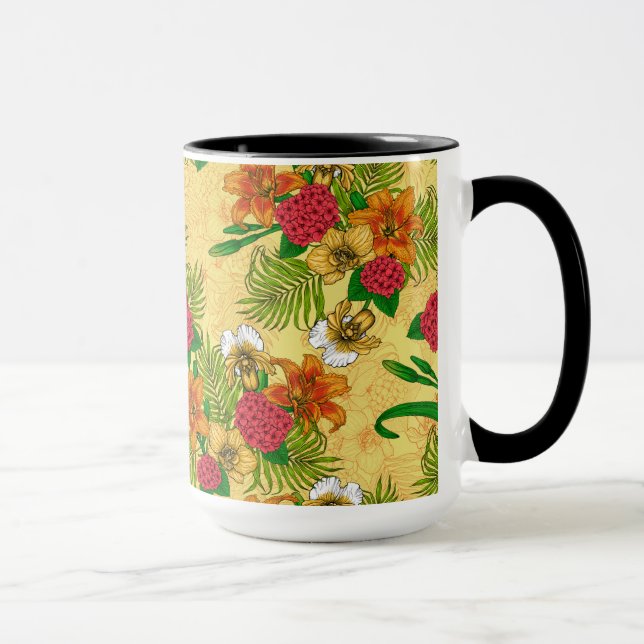 Tropical bouquet mug (Right)