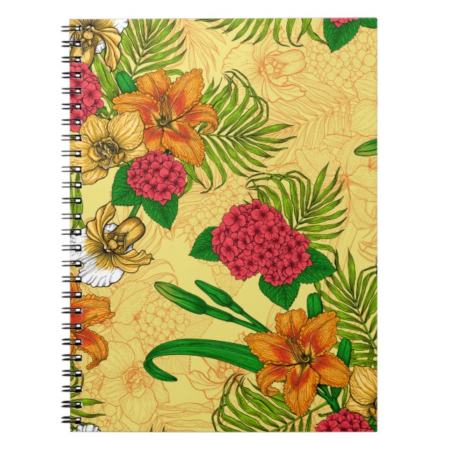 Tropical bouquet notebook (Front)
