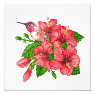 Tropical bouquet photo print