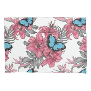 Tropical bouquet pillowcase