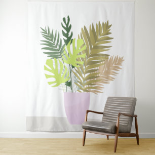 Tropical bouquet. tapestry