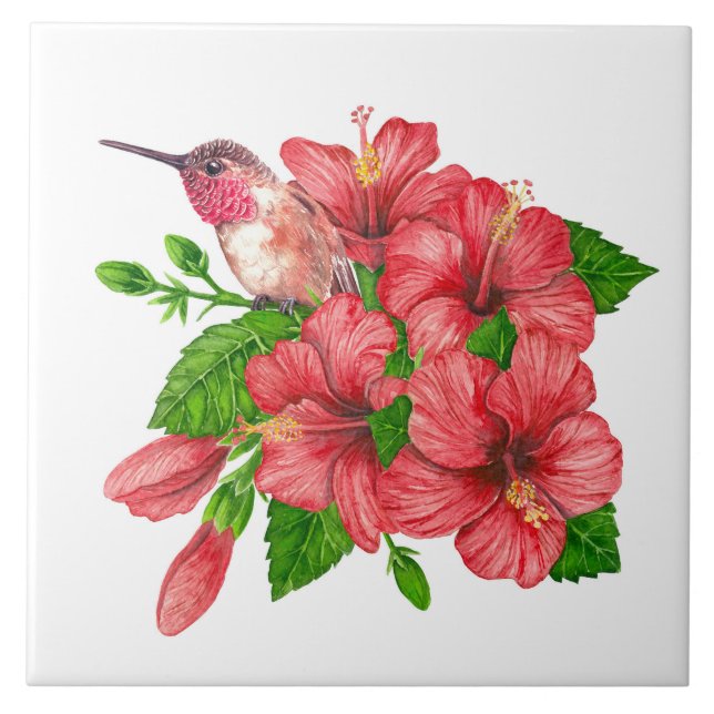 Tropical bouquet tile (Front)