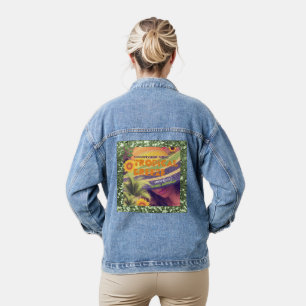 Tropical Breeze Beach Remixes Denim Jacket