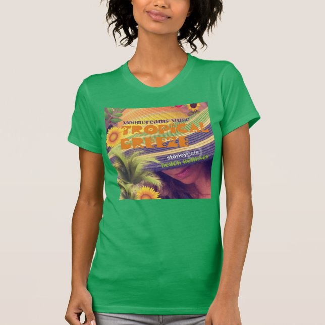 Tropical Breeze Beach Remixes T-Shirt (Front)