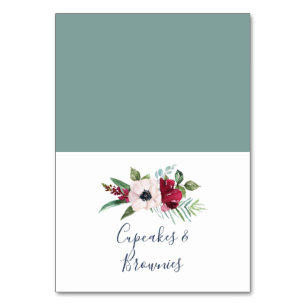 Tropical Breeze Buffet Food Labels Table Number