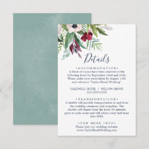Tropical Breeze Details Enclosure Card