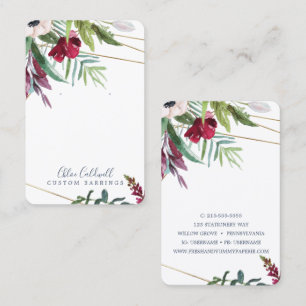 Tropical Breeze Geometric Earring Display Card