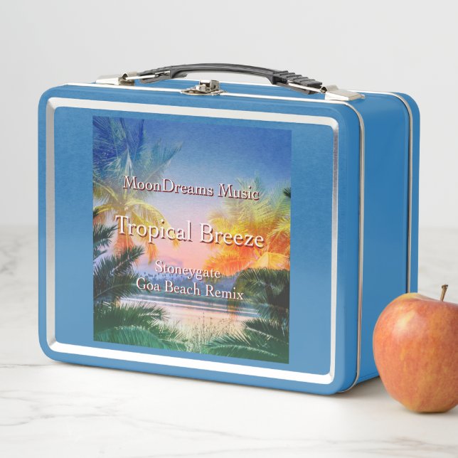 Tropical Breeze Goa Beach Metal Lunch Box (In Situ)
