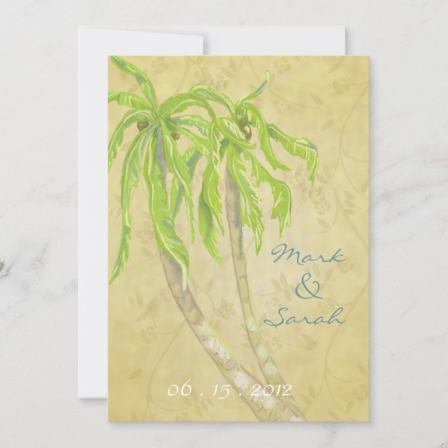 Tropical Breeze II Hawaii Invitation (Front)
