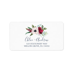 Tropical Breeze RSVP Address Labels