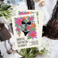 Tropical Bridal Lingerie Bridal Shower Invitation