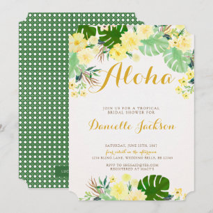 Tropical Bridal Shower Invitation