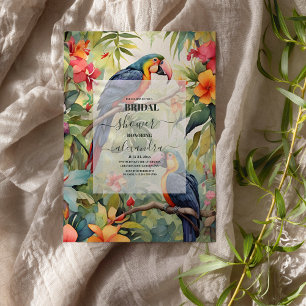 Tropical Bridal Shower Invitation