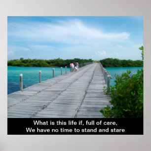 Tropical bridge Inspiration poster FROM 8.99