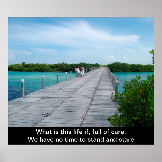 Tropical bridge Inspiration poster FROM 8.99 (Front)