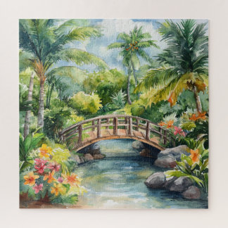 Tropical Bridge Jigsaw Puzzle